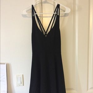 Cross back dress